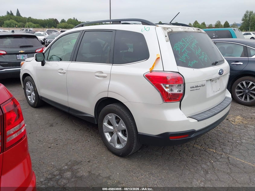 Vin: jf2sjarc8fh831573, lot: 46352738, subaru forester 2.5i limited 20153