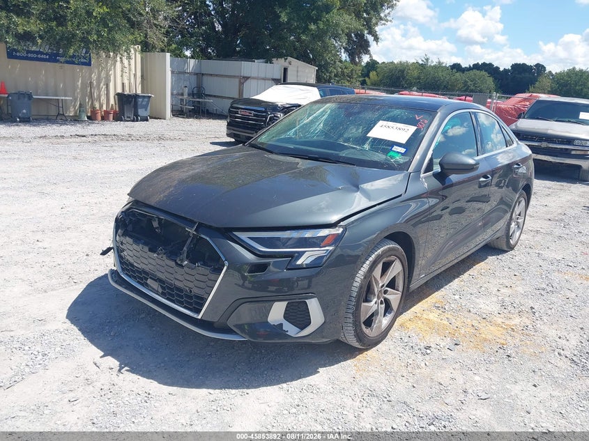 2024 Audi A3 Premium 40 Tfsi Front-Wheel Drive S Tronic, Front End, IAAI, VIN WAUAUDGY9RA123277 — photo 2