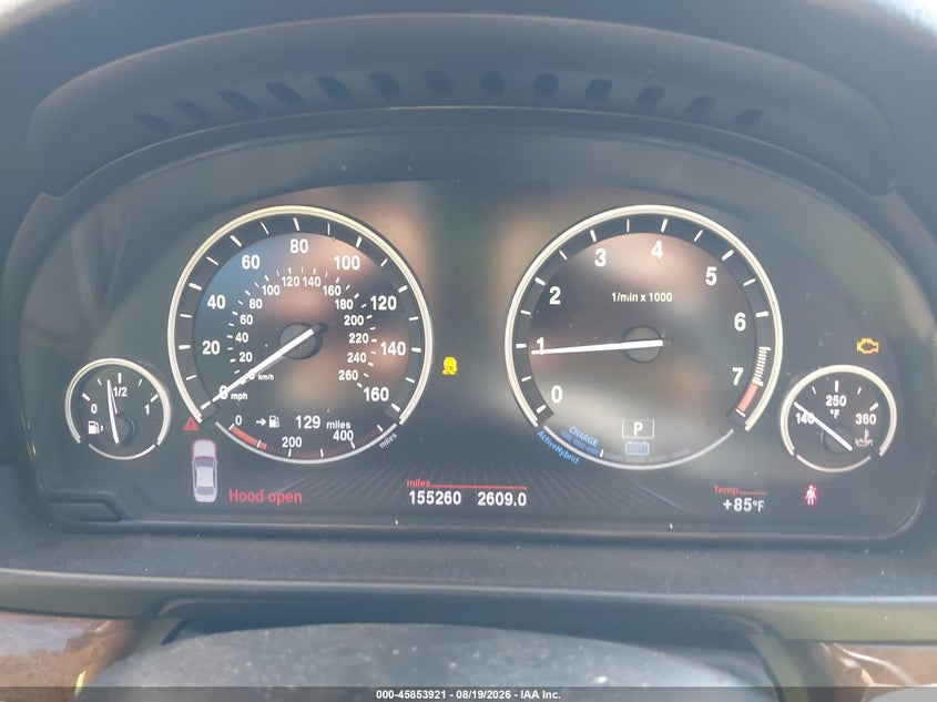 BMW ACTIVEHYBRID 5 2013 VIN WBAFZ9C59DC751871