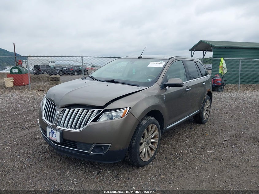 LINCOLN MKX 2012 VIN 2LMDJ8JK2CBL12899