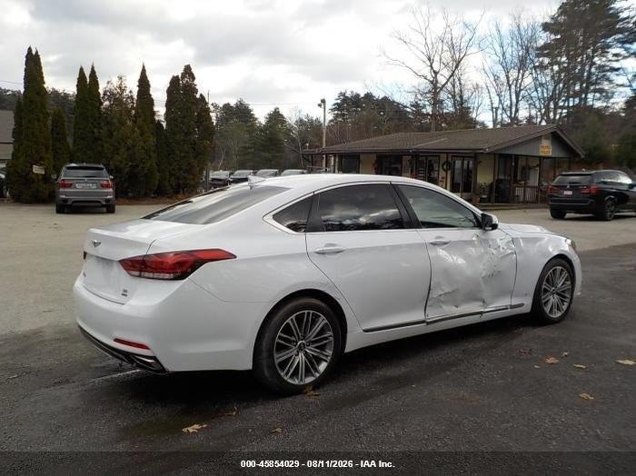 GENESIS G80 2018 VIN KMHGN4JEXJU233391