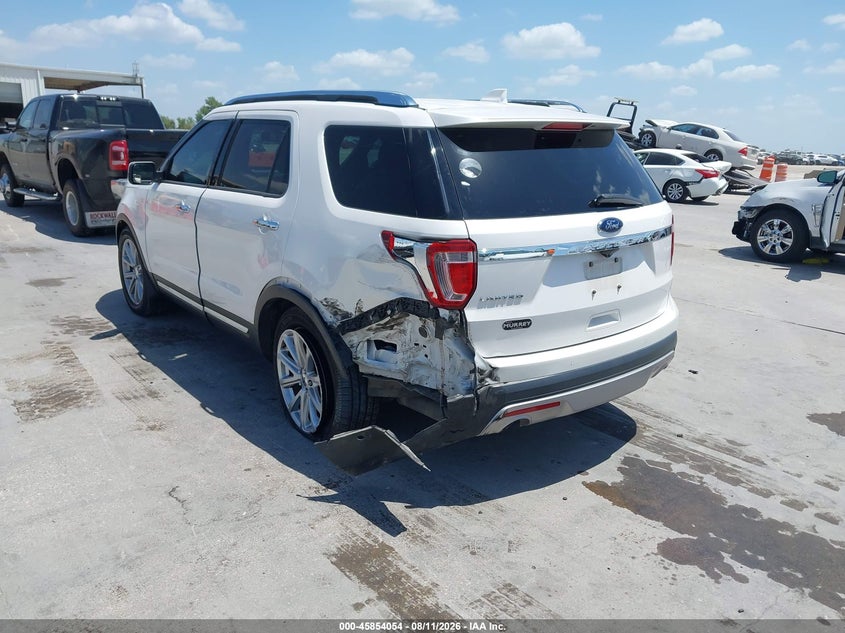 Vin: 1fm5k7f86hgd02882, lot: 46352987, ford explorer limited 20173