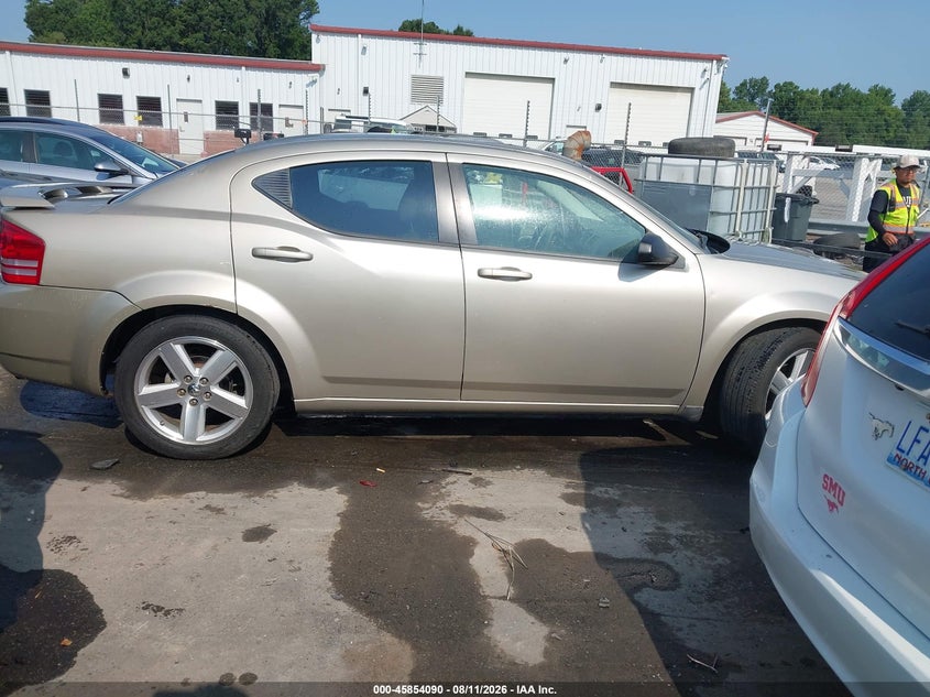 2008 DODGE AVENGER SEDAN 2.7L V-6 DOHC, 189HP