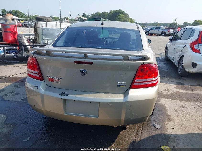 2008 DODGE AVENGER SEDAN 2.7L V-6 DOHC, 189HP