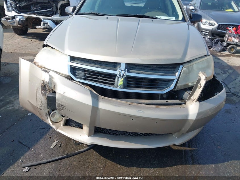 2008 DODGE AVENGER SEDAN 2.7L V-6 DOHC, 189HP