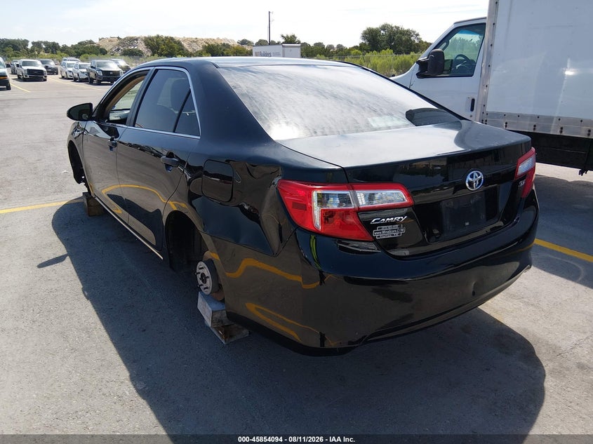 2013 TOYOTA CAMRY SEDAN 2.5L I-4 DOHC, VVT, 178HP