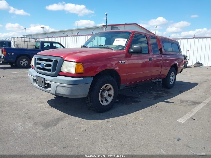 2005 Ford Ranger, Удар ззаду, IAAI, VIN 1FTYR44U25PB08633 — фото 2