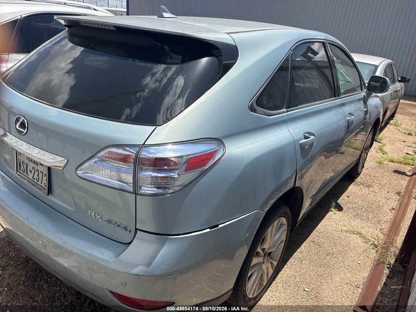 2010 LEXUS RX 450H auction photo 4