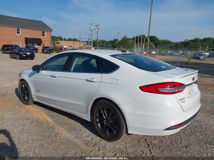 2018 FORD FUSION SEDAN 2.0L I-4 DOHC, VVT, 141HP