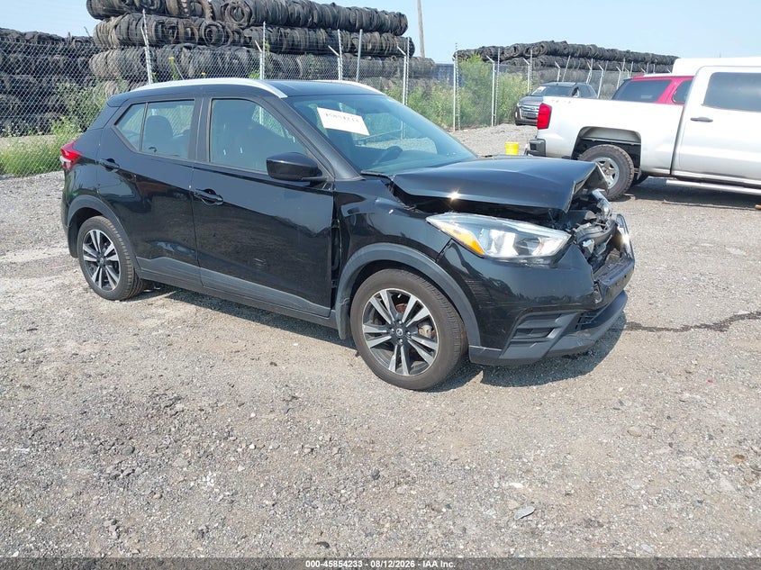 2019 Nissan Kicks Sv, Удар спереди, IAAI, VIN 3N1CP5CU0KL502195