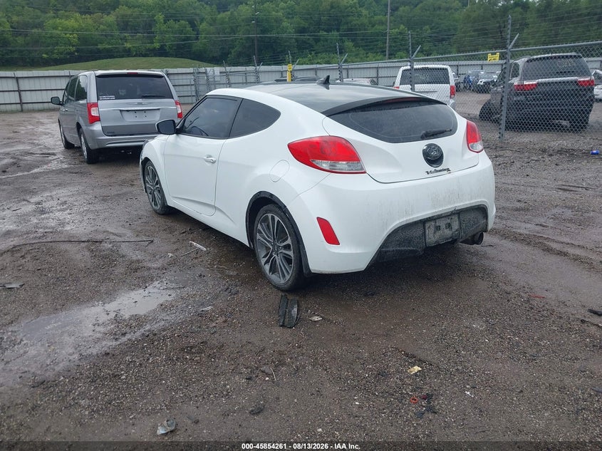 2013 HYUNDAI VELOSTER HATCHBACK 1.6L I-4 DI, DOHC, VVT, 132HP