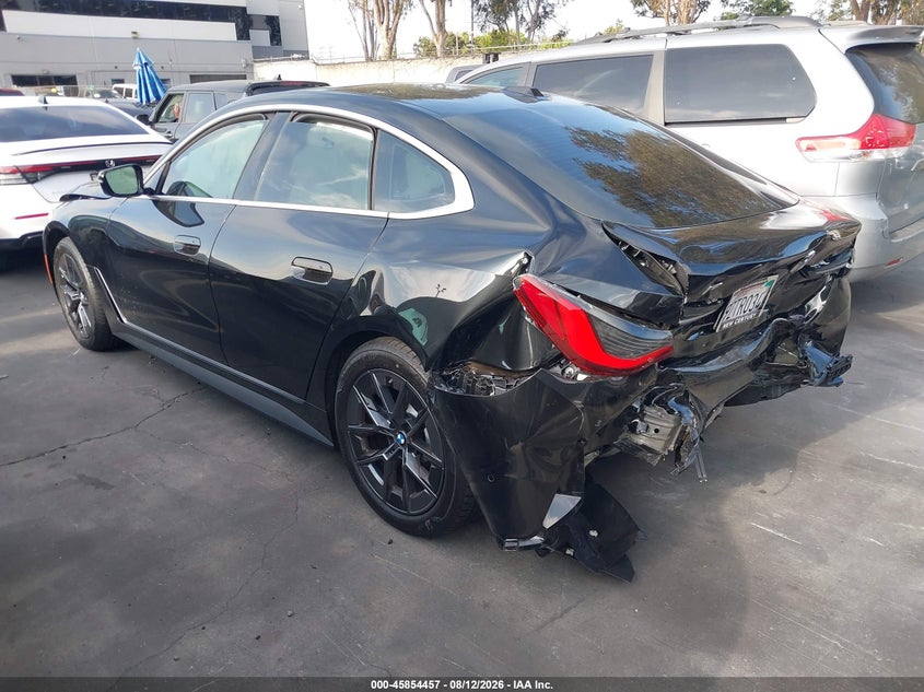 Vin: wby63hd00tfw87362, lot: 46353390, bmw i4 gran coupe edrive40 20263
