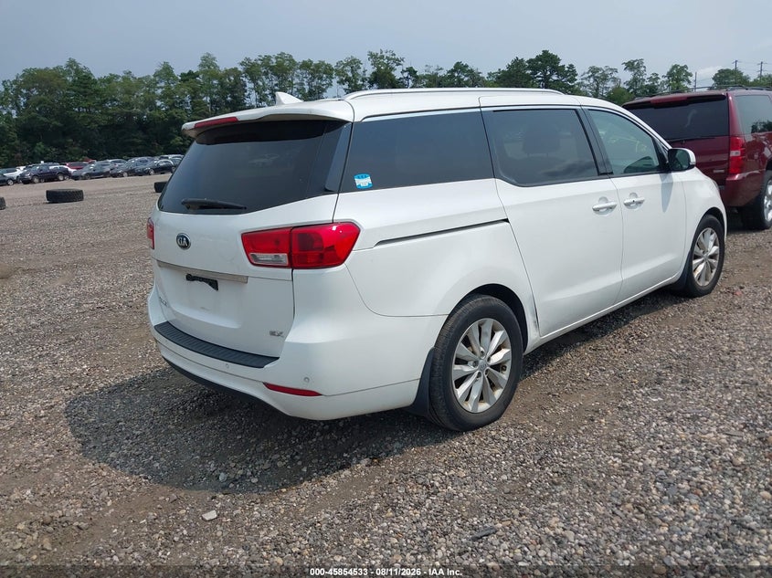2016 KIA SEDONA VAN 3.3L V-6 DI, DOHC, VVT, 276HP