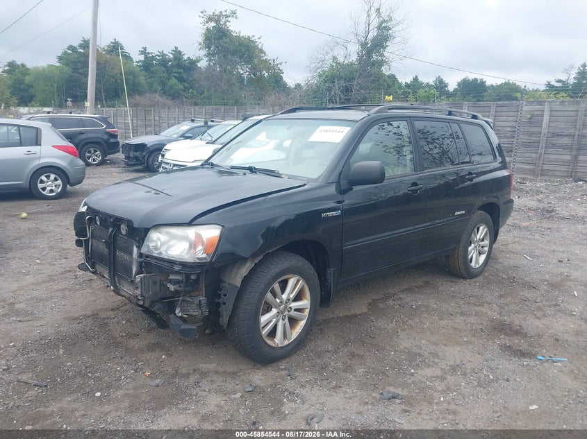2006 TOYOTA HIGHLANDER SPORT UTILITY VEHICLE 3.3L V-6 DOHC, VVT, 208HP