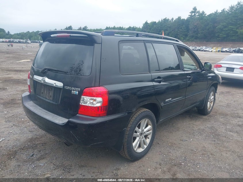 2006 TOYOTA HIGHLANDER SPORT UTILITY VEHICLE 3.3L V-6 DOHC, VVT, 208HP