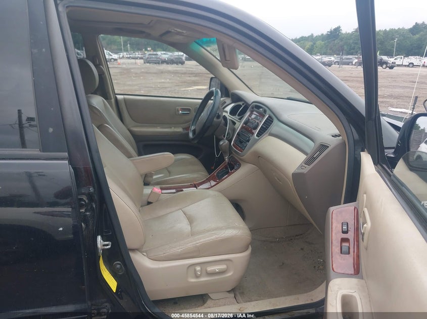 2006 TOYOTA HIGHLANDER SPORT UTILITY VEHICLE 3.3L V-6 DOHC, VVT, 208HP