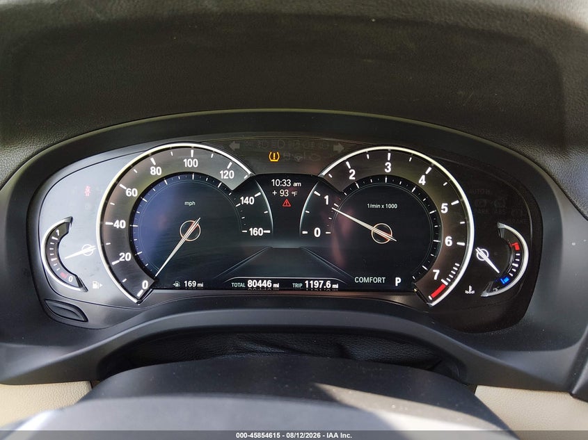 BMW X3 2019 VIN 5UXTR7C57KLE93603