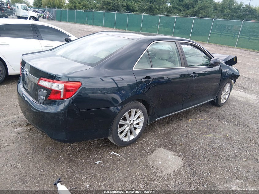 TOYOTA CAMRY HYBRID 2013 VIN 4T1BD1FK0DU070460