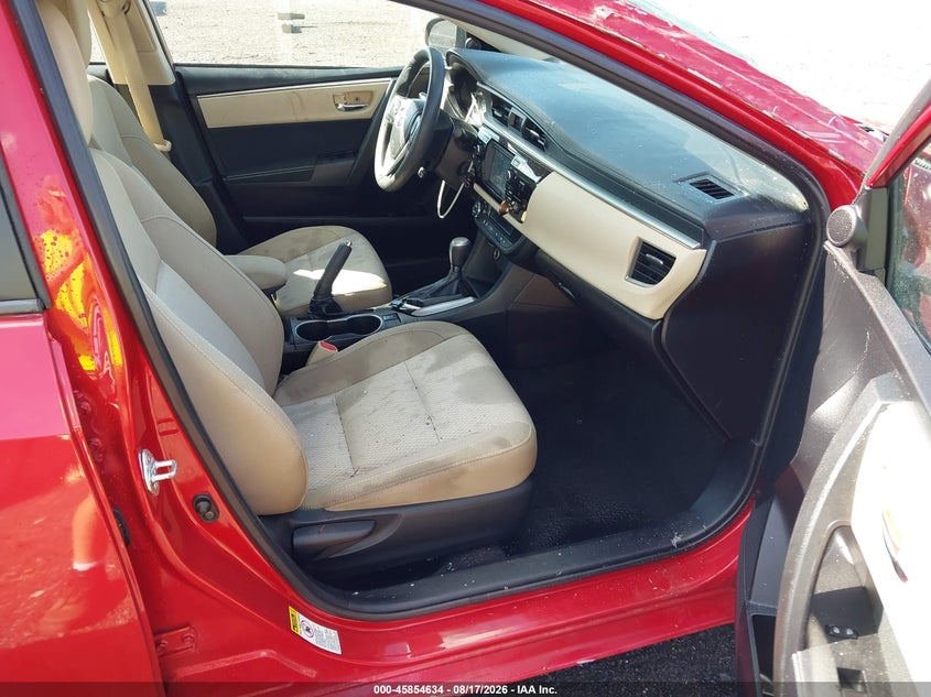 2016 TOYOTA COROLLA auction photo 5
