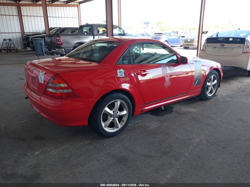 2001 MERCEDES-BENZ SLK 320 auction photo 4