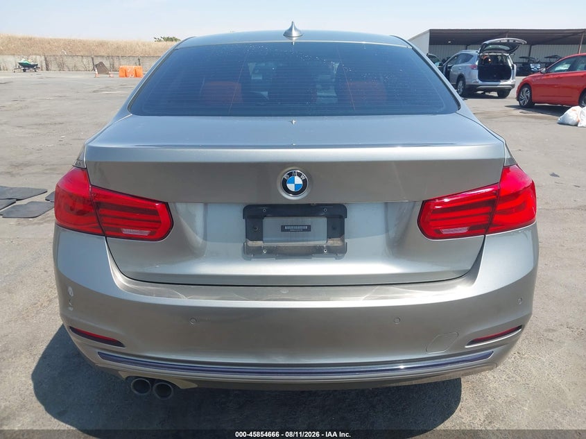 BMW 328I 2016 VIN WBA8E9C53GK647987