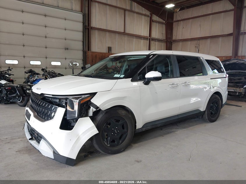 2026 Kia Carnival, Front End, IAAI, VIN KNDNB5K35T6554303 — photo 2