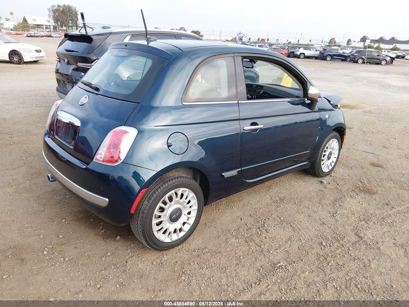 Vin: 3c3cffcr5dt514769, lot: 46353623, fiat 500 lounge 20134