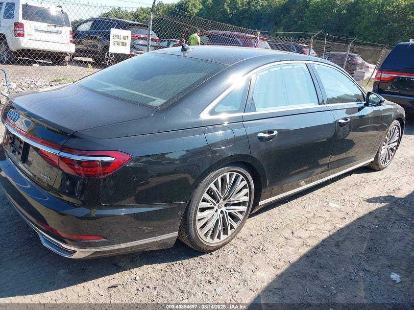 Vin: wau8daf89kn003301, lot: 46353630, audi a8 l 55 20194