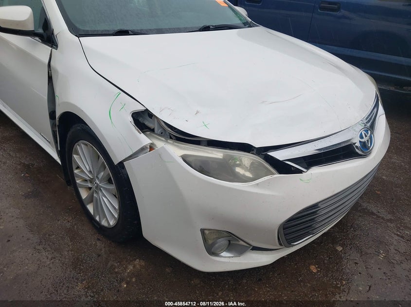 2013 TOYOTA AVALON SEDAN 2.5L I-4 DOHC, VVT, 156HP