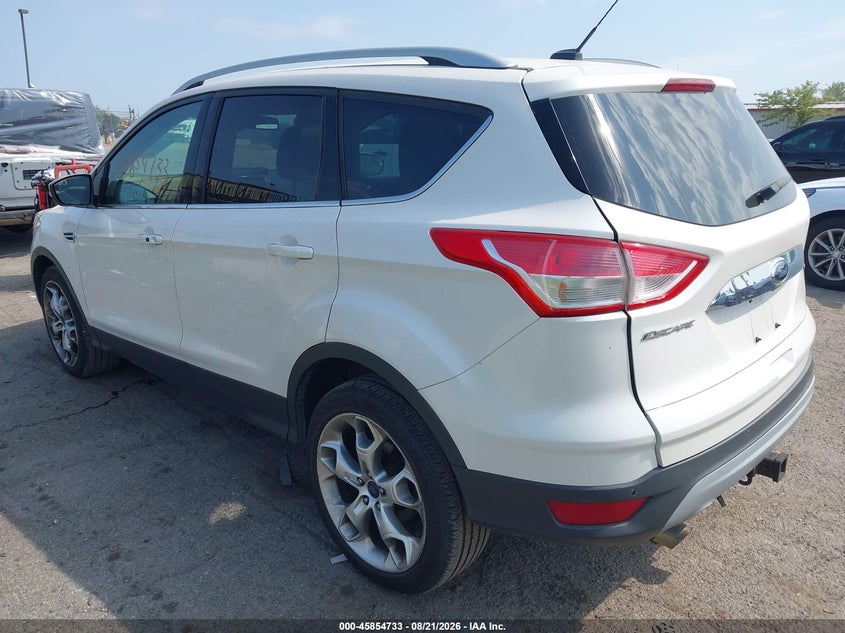 Vin: 1fmcu9j9xeub96270, lot: 46353666, ford escape titanium 20143