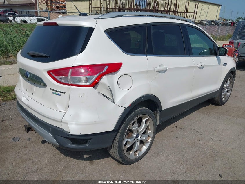 Vin: 1fmcu9j9xeub96270, lot: 46353666, ford escape titanium 20144