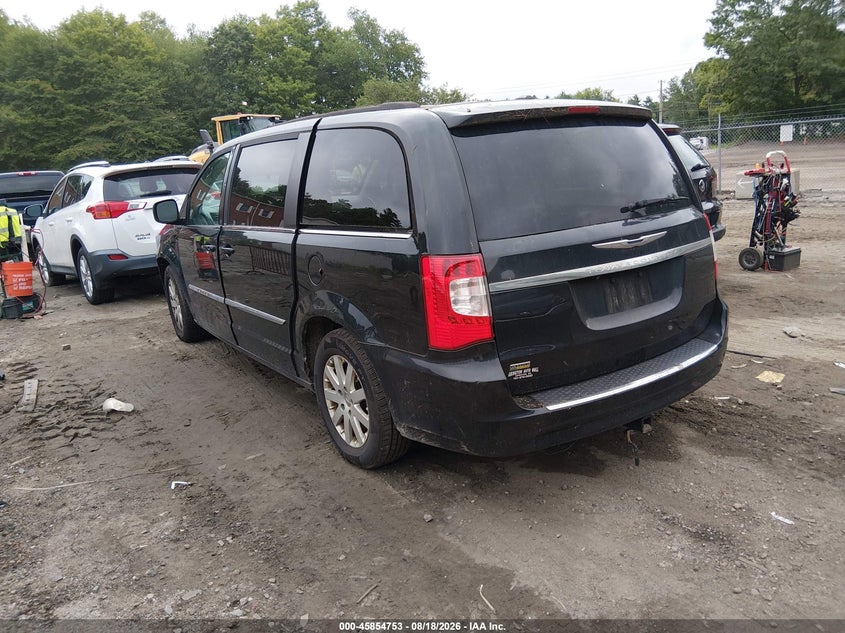 Vin: 2c4rc1bgxer326870, lot: 46353689, chrysler town & country touring 20143