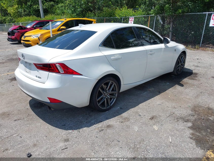 2014 LEXUS IS SEDAN 2.5L V-6 DI, DOHC, VVT, 204HP