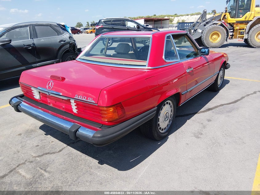 1989 MERCEDES-BENZ 560 auction photo 4