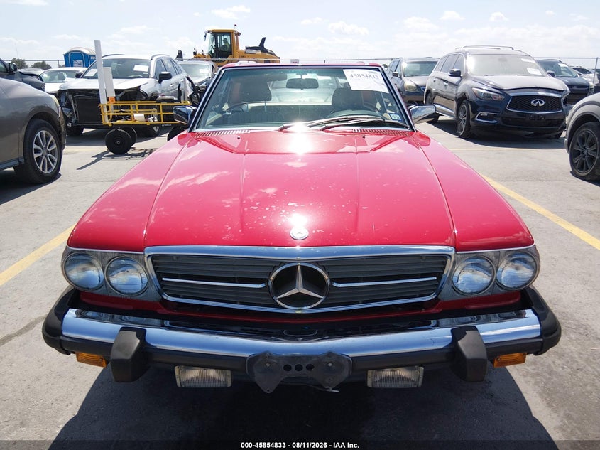 1989 MERCEDES-BENZ 560 auction photo 6