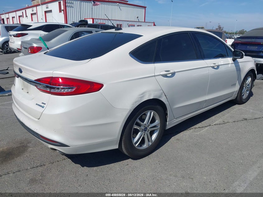 2018 FORD FUSION SEDAN 2.0L I-4 DOHC, VVT, 141HP