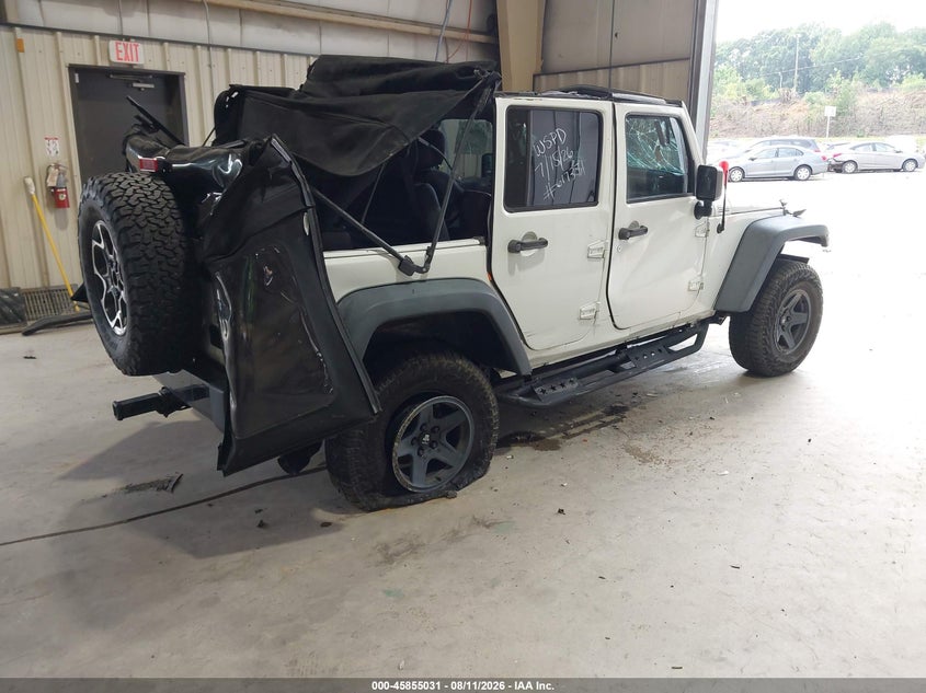 Vin: 1c4bjwdg7fl617371, lot: 46353963, jeep wrangler unlimited willys wheeler 20154