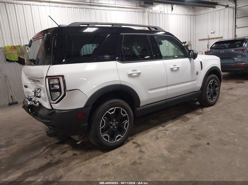 Vin: 3fmcr9cn9srf52643, lot: 46353986, ford bronco sport outer banks 20254