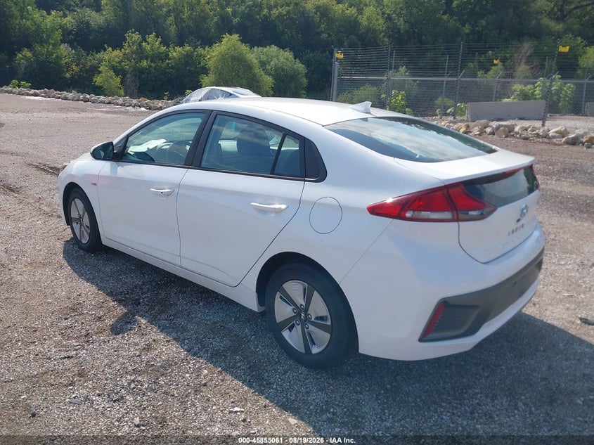 Vin: kmhc65lc7lu232022, lot: 46353993, hyundai ioniq hybrid blue 20203