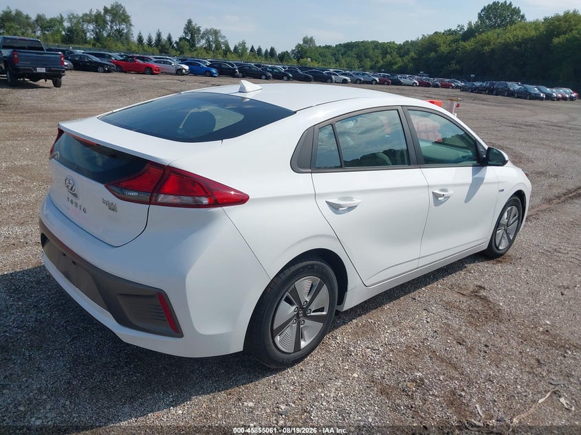 Vin: kmhc65lc7lu232022, lot: 46353993, hyundai ioniq hybrid blue 20204