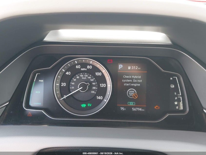 HYUNDAI IONIQ HYBRID 2020 VIN KMHC65LC7LU232022