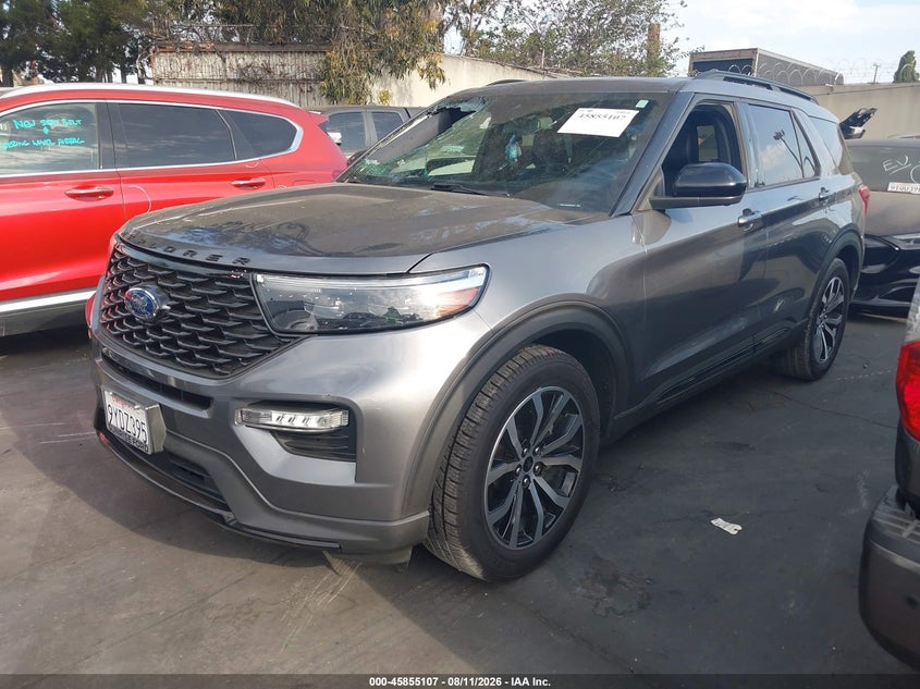 2022 Ford Explorer, Right Side, IAAI, VIN 1FMSK7KH5NGA86754 — photo 2