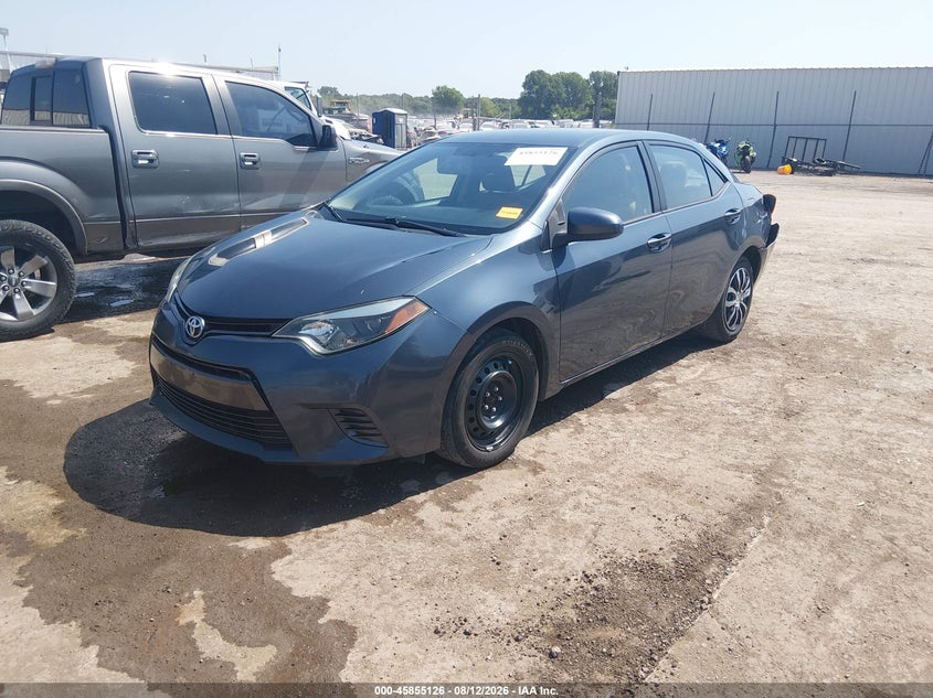 2016 Toyota Corolla, Удар сзади, IAAI, VIN 2T1BURHE9GC514253 — фото 2
