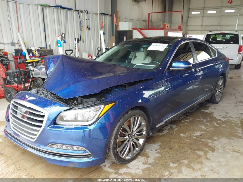 GENESIS G80 2017 VIN KMHGN4JF8HU198367
