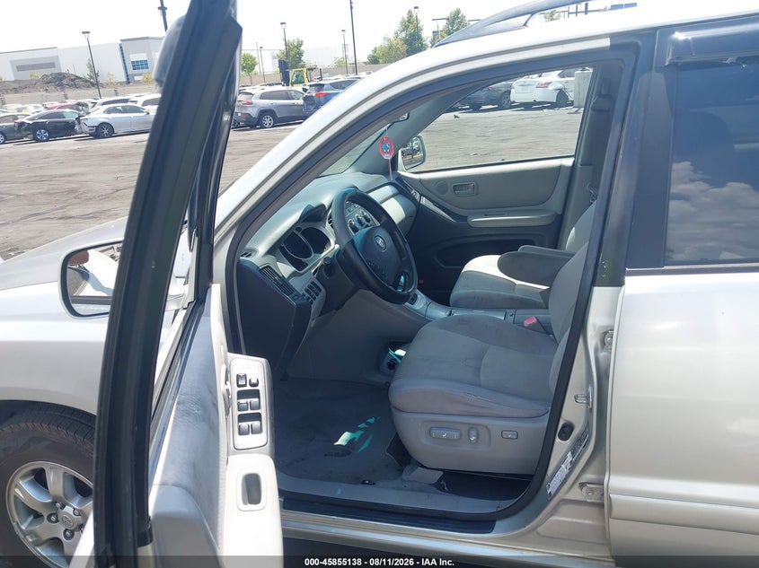 2006 TOYOTA HIGHLANDER SPORT UTILITY VEHICLE 3.3L V-6 DOHC, VVT, 215HP