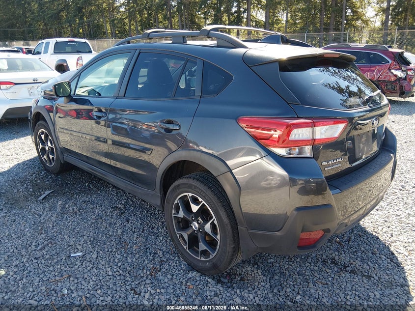 Vin: jf2gtadc6jh320184, lot: 46354179, subaru crosstrek 2.0i premium 20183