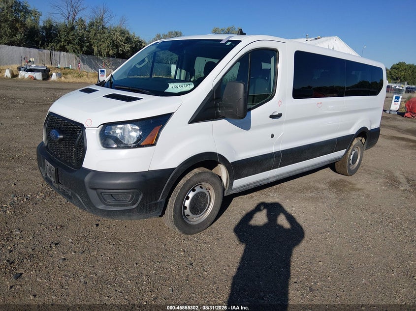 2021 FORD TRANSIT-350 PASSENGER VAN auction photo 2