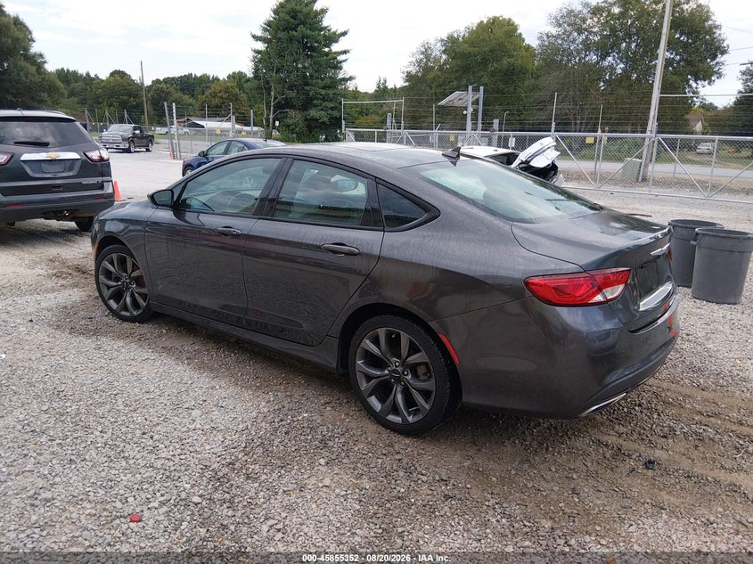 Vin: 1c3cccbgxfn582477, lot: 46354285, chrysler 200 s 20153