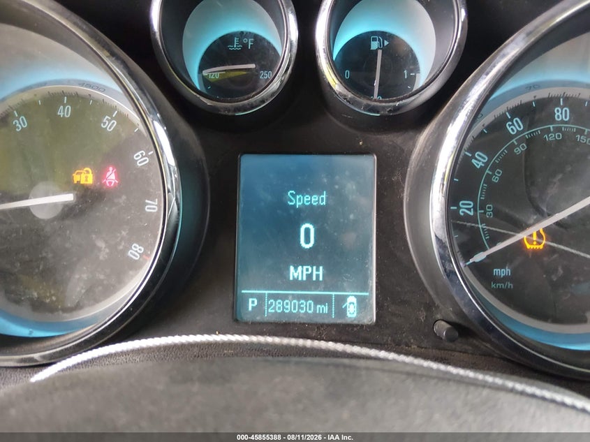 2016 BUICK VERANO SEDAN 2.4L I-4 DI, DOHC, VVT, 180HP
