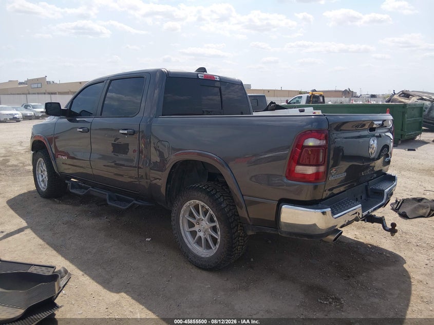 Vin: 1c6srfjt4mn700338, lot: 46354432, ram 1500 laramie  4x4 5'7 box 20213